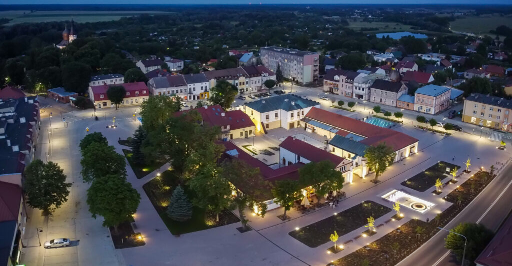 Zabudowa historycznego centrum Włodawy